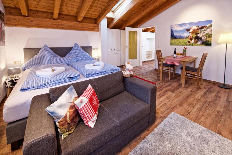 Unterkunft im Allgäu: Ferienwohnungen im Allgäu - am Schloßberg in Oberstaufen - Ferienwohnungen am Schloßberg - Oberstaufen im Allgäu