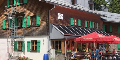 Hotels und Ferienwohnungen im Oberallgäu - Schwarzenberghütte - Einkehrziel im Hintersteiner Tal - Schwarzenberghütte - Einkehrziel im Hintersteiner Tal