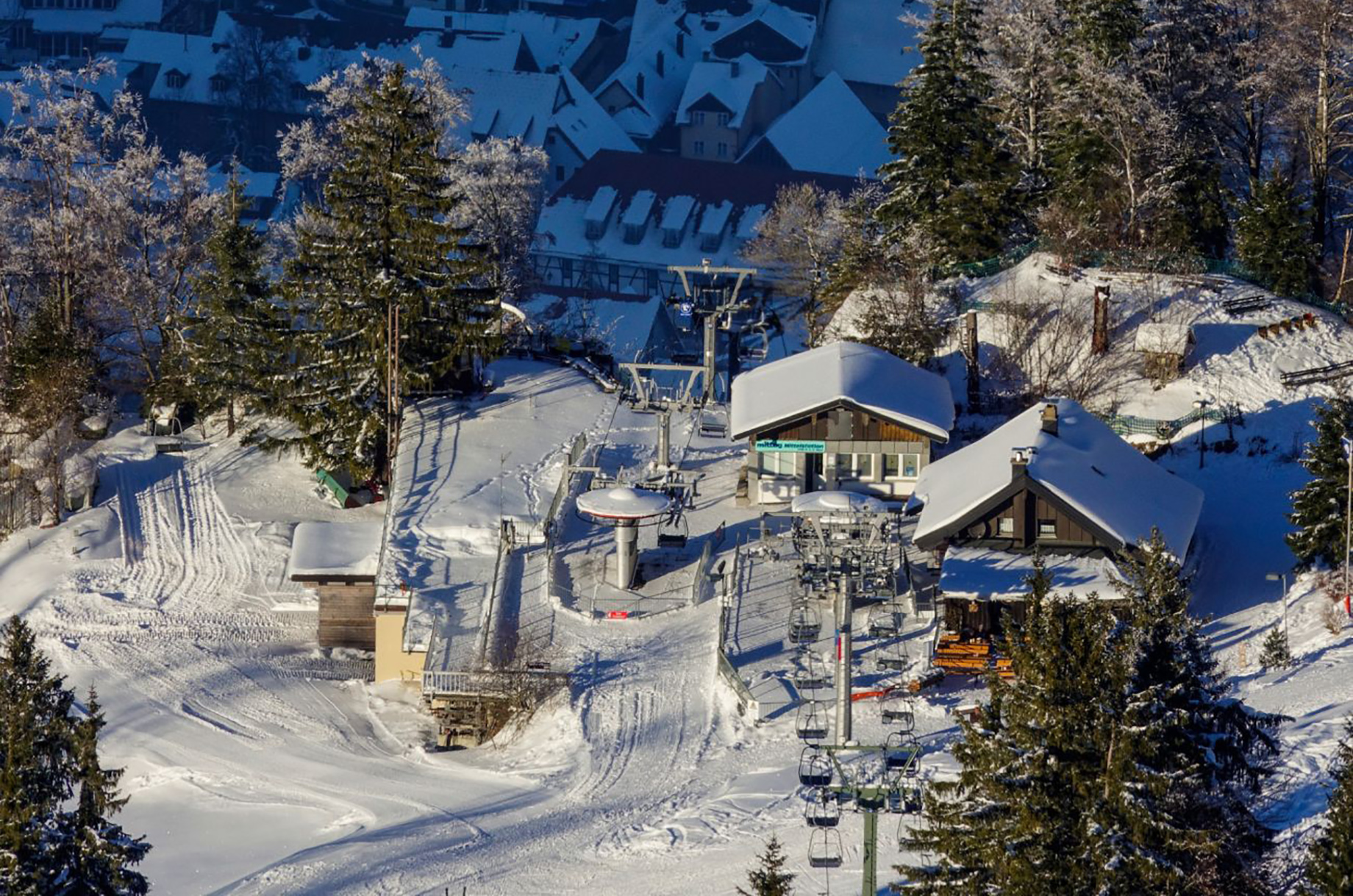 Hotels und Ferienwohnungen im Oberallgäu - Kategorien: Outdoorattraktion - Deutschland - Winterparadies Mittagbahn über Immenstadt im Allgäu - Winterparadies  Mittagbahn über Immenstadt im Allgäu