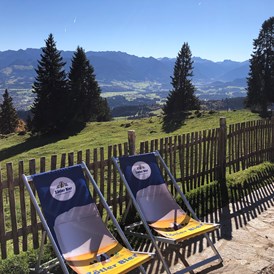 Erlebnisse im Oberallgäu: Einkehren an der Alpe Oberberg - Die Mittagbahn im Sommer