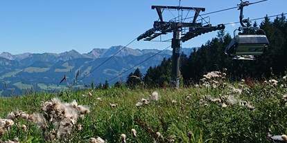 Hotels und Ferienwohnungen im Oberallgäu - Wandergebiet GO-Ofterschwang - Gunzesried - Weltcup-Express Ofterschwang im Sommer