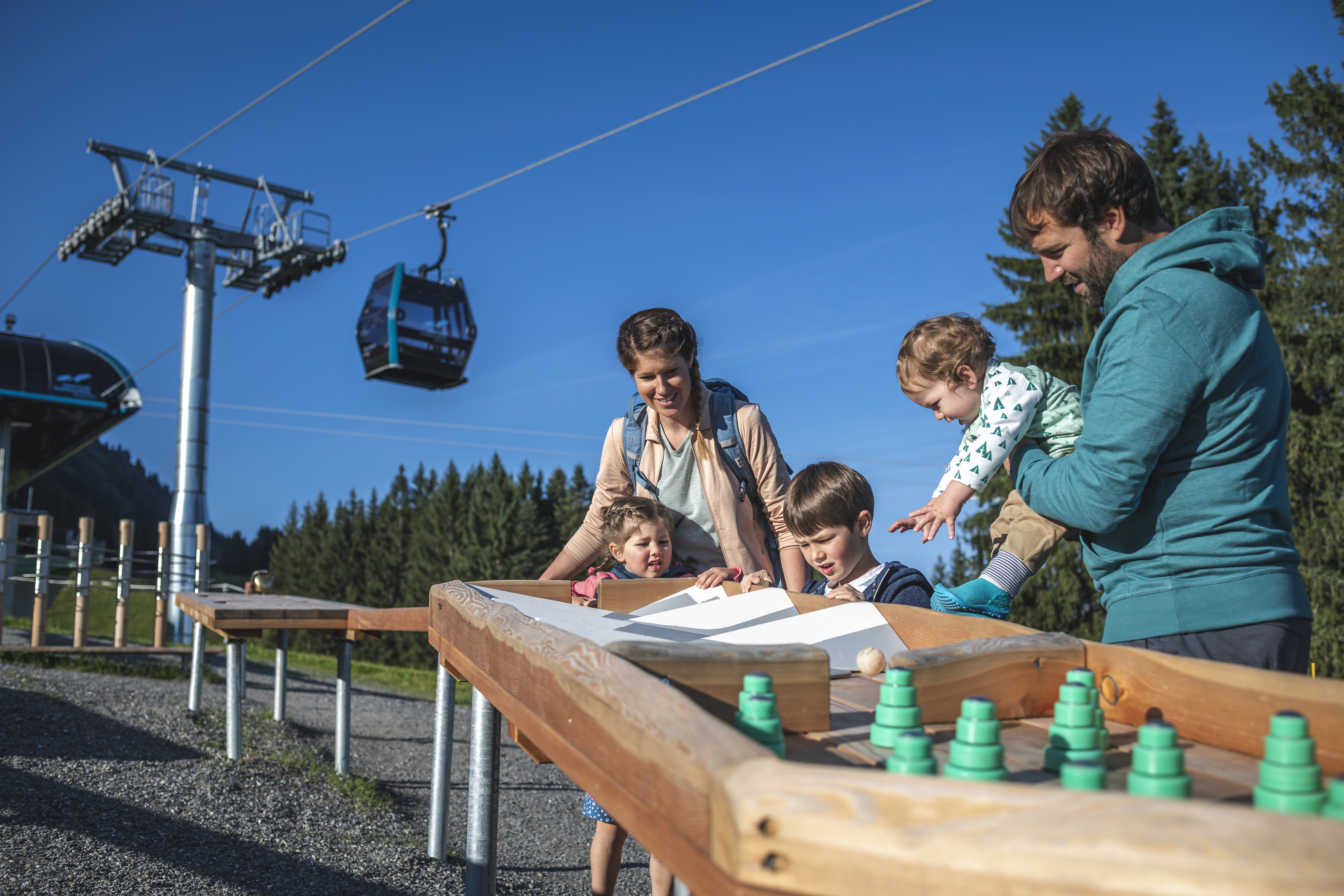 Erlebnisse im Oberallgäu: Söllereckbahn - Bergbahnen in Oberstdorf im Oberallgäu  - Die Söllereckbahn bei Oberstdorf im Sommer 