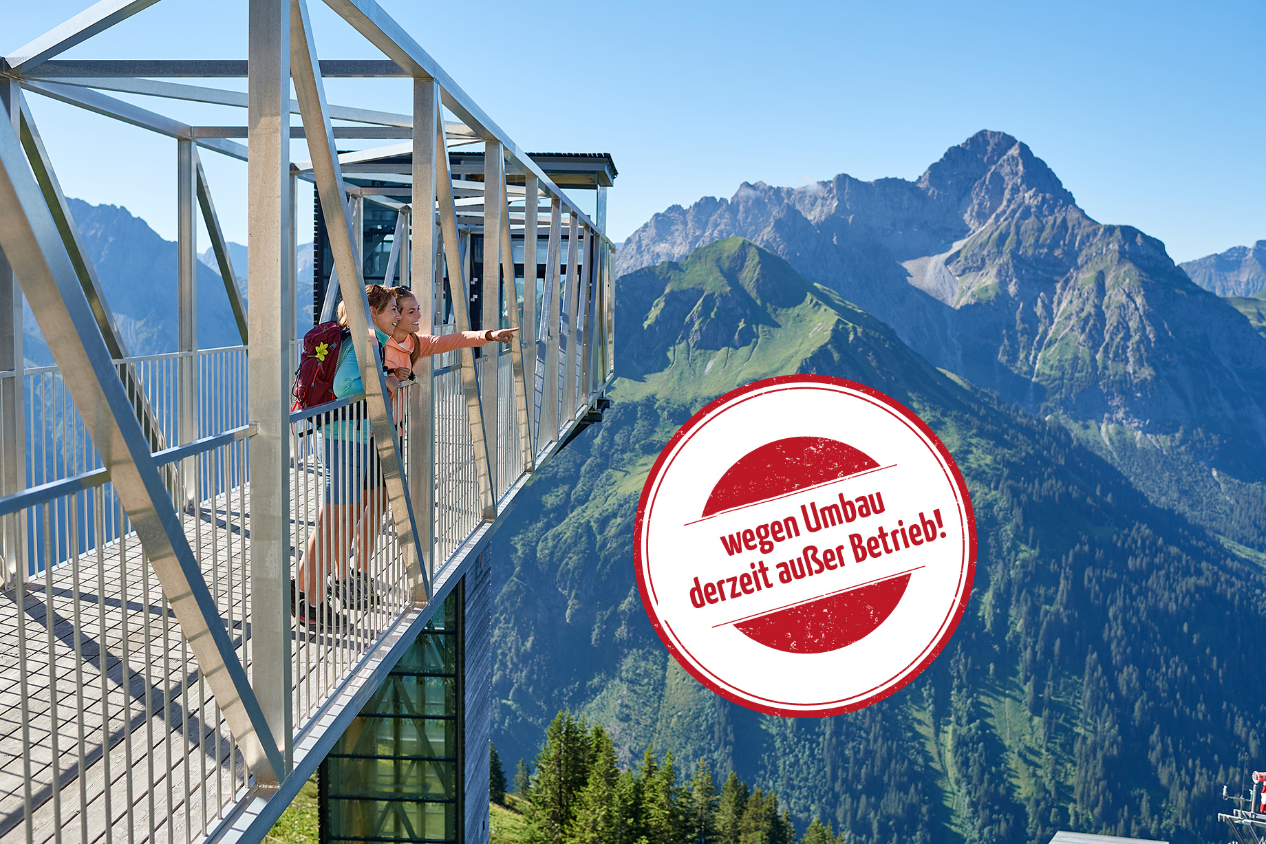 Erlebnisse im Oberallgäu: Walmendingerhornbahn - Bergbahn im Kleinwalsertal - Walmendingerhornbahn im Sommer