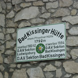 Erlebnisse: Bad Kissinger Hütte