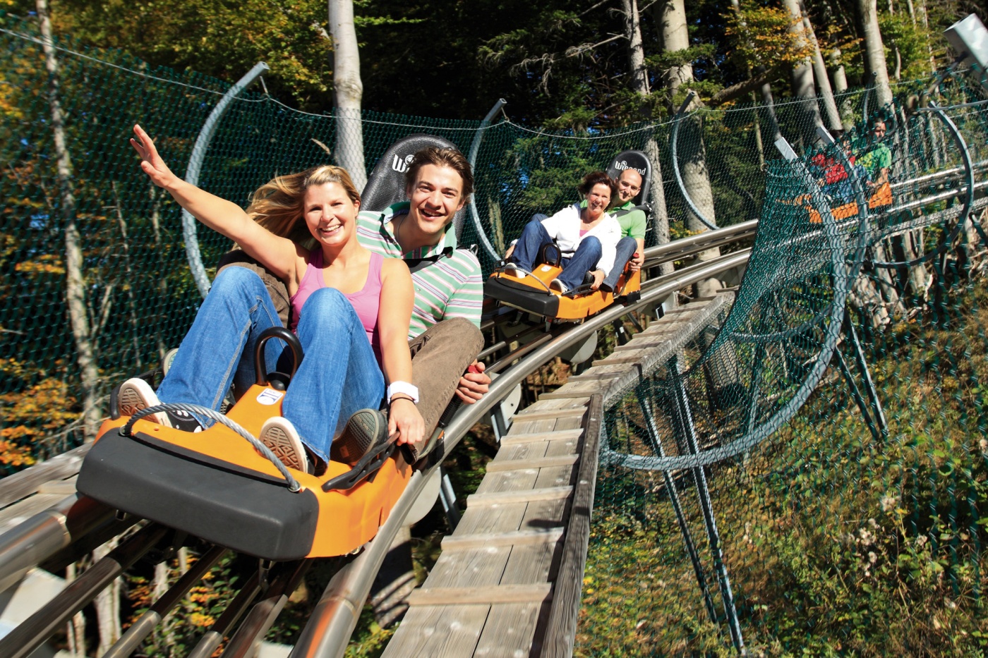 Erlebnisse im Oberallgäu: Alpsee Coaster zwischen Immenstadt und Oberstaufen - Alpsee Coaster in der Alpsee Bergwelt im Allgäu
