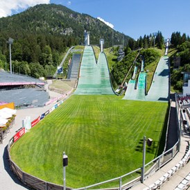 Erlebnisse im Oberallgäu: WM-Skisprung Arena in Oberstdorf im Allgäu - WM-Skisprung Arena in Oberstdorf im Allgäu