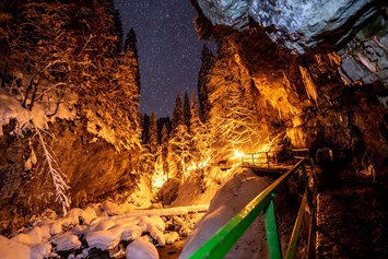 Erlebnisse: Breitachklamm bei Oberstdorf / Allgäu im Winter - Breitachklamm im Winter