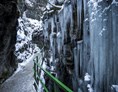 Erlebnisse im Oberallgäu: Breitachklamm bei Oberstdorf / Allgäu im Winter - Breitachklamm im Winter