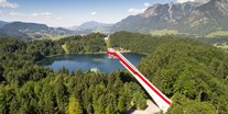 Hotels und Ferienwohnungen im Oberallgäu - Skiflugschanze in Oberstdorf im Allgäu  - Skiflugschanze Oberstdorf