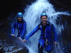 Erlebnisse im Oberallgäu: Bergwasser  - Canyoning Allgäu