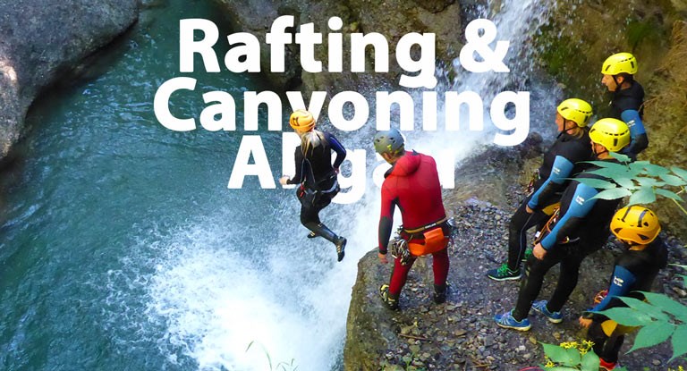 Erlebnisse: Canyoning und Rafting mit MAP-Erlebnis