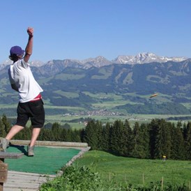Erlebnisse im Oberallgäu: Disc Golf