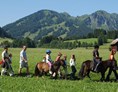 Erlebnisse im Oberallgäu: Reiten im Unterjoch