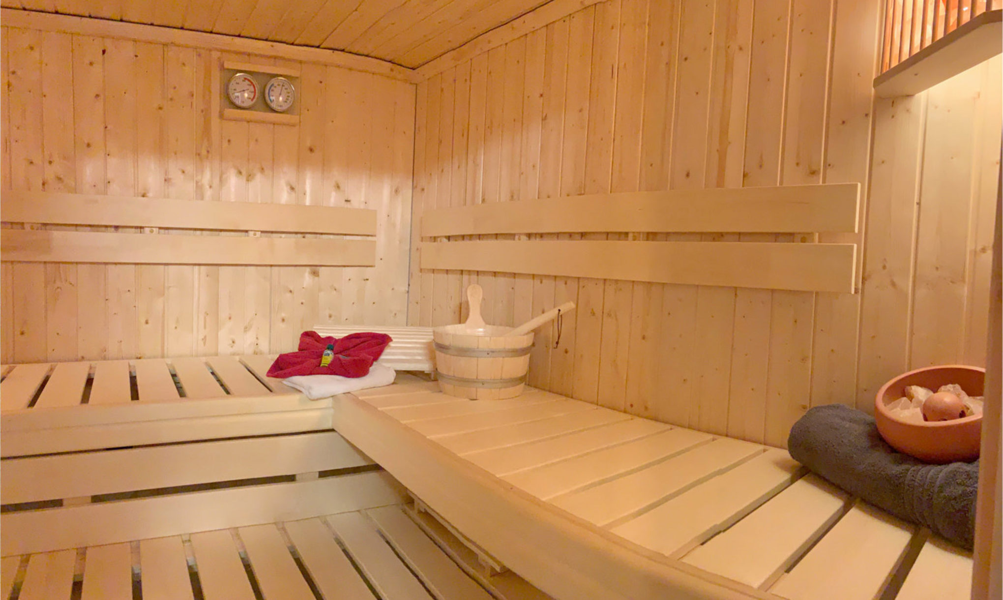 Unterkunft im Allgäu: Unsere Sauna -  Landsitz Rocky Docky bei Niedersonthofen im Oberallgäu