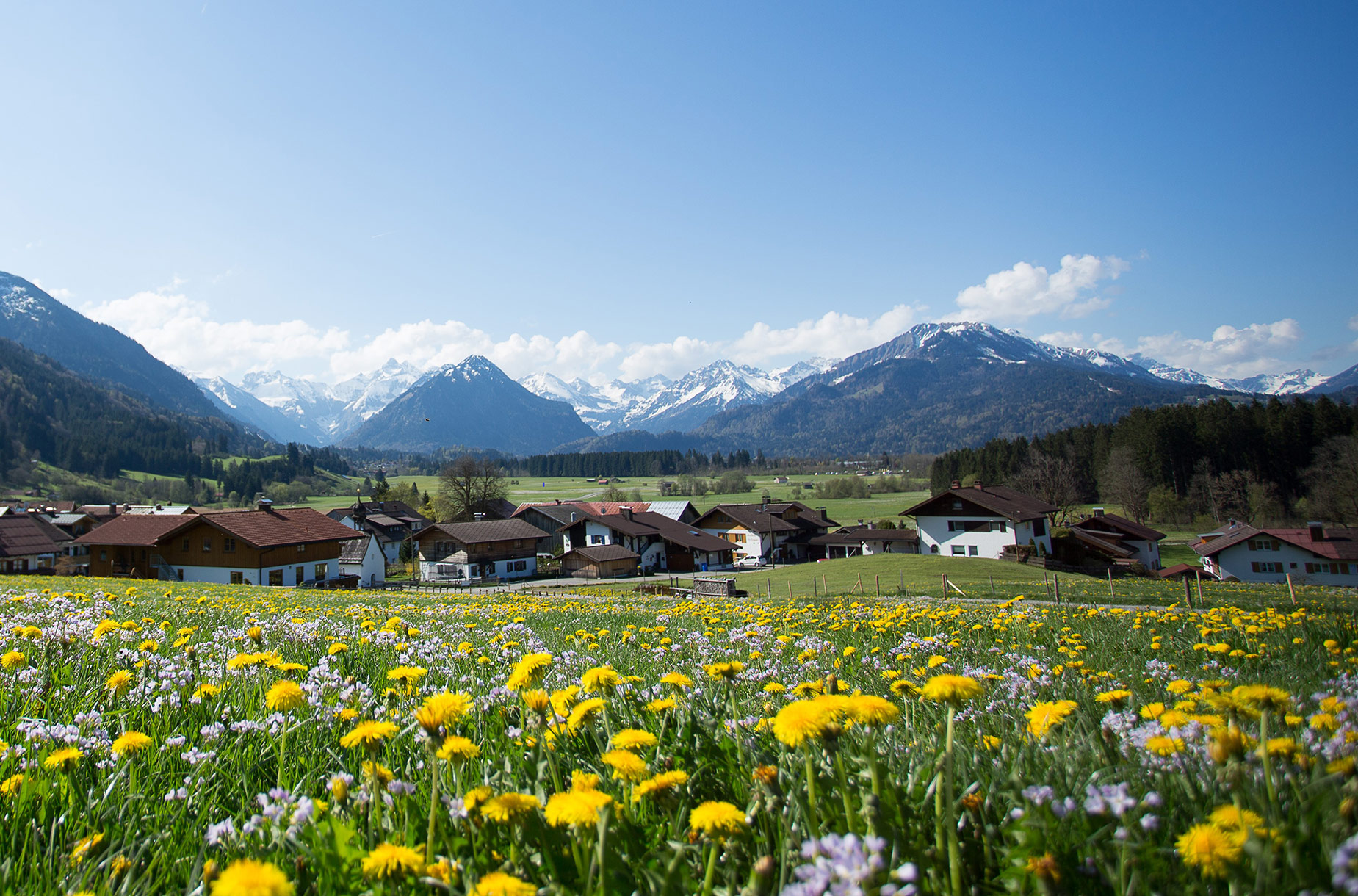 Unterkunft im Allgäu: Haus Bellevue - Ferienwohnungen in Rubi bei Oberstdorf im Allgäu - Haus Bellevue - Ferienwohnungen in Rubi