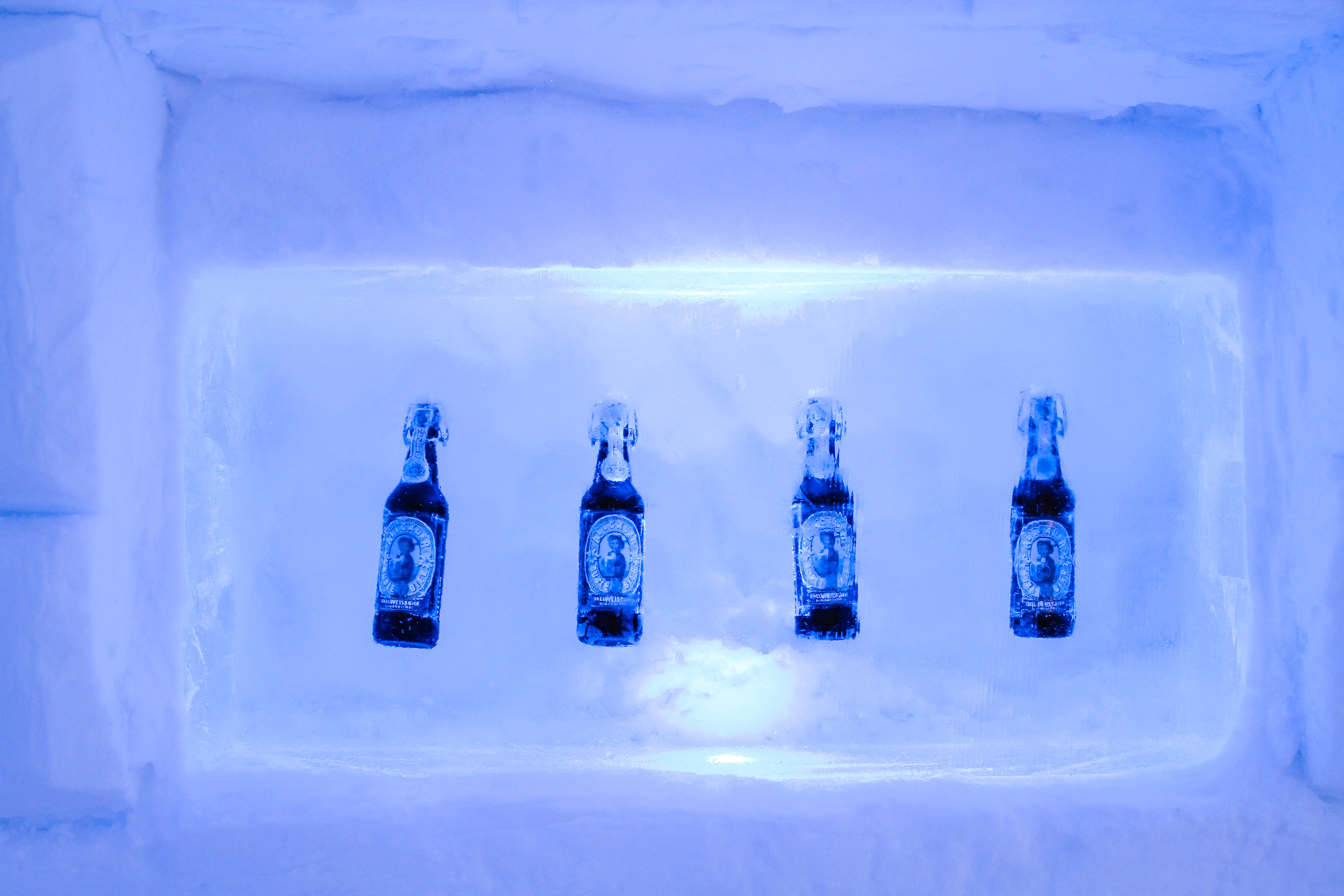 Erlebnisse im Oberallgäu: Iglu Lodge - Eishotel auf dem Nebelhorn über Oberstdorf - Iglu Lodge - Hotel aus Schnee und Eis auf dem Nebelhorn