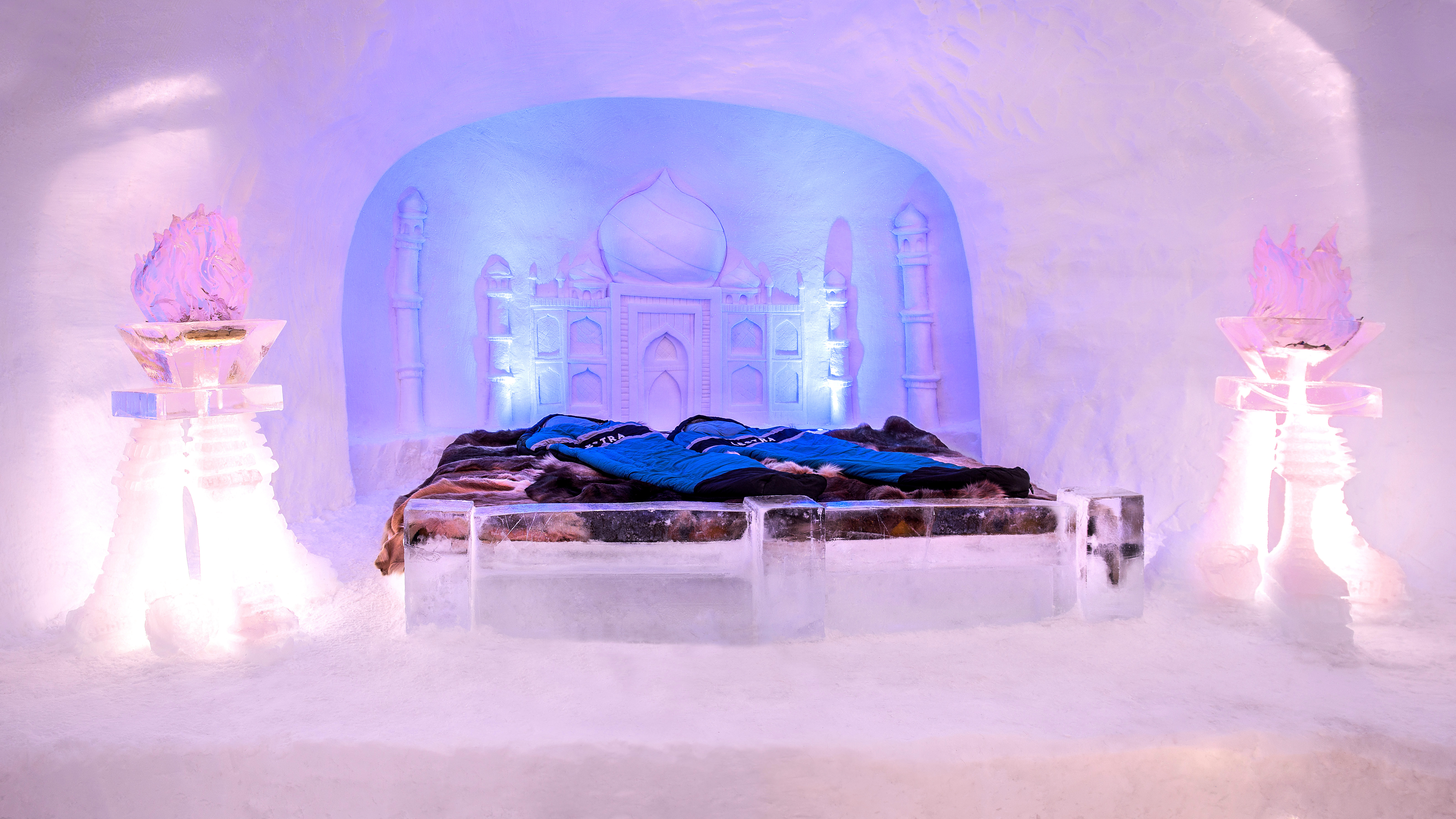 Erlebnisse im Oberallgäu: Iglu Lodge - Eishotel auf dem Nebelhorn über Oberstdorf - Iglu Lodge - Hotel aus Schnee und Eis auf dem Nebelhorn