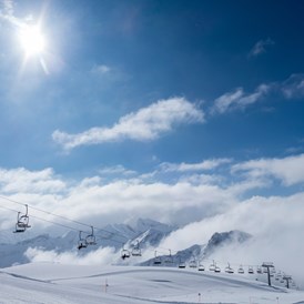 Erlebnisse: Skigebiete im Allgäu - die Nebelhornbahn über Oberstdorf - Die Nebelhornbahn im Winter 