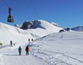Erlebnisse: Winterwandern auf dem  Nebelhorn über Oberstdorf - Oberallgäu - Die Nebelhornbahn im Winter 