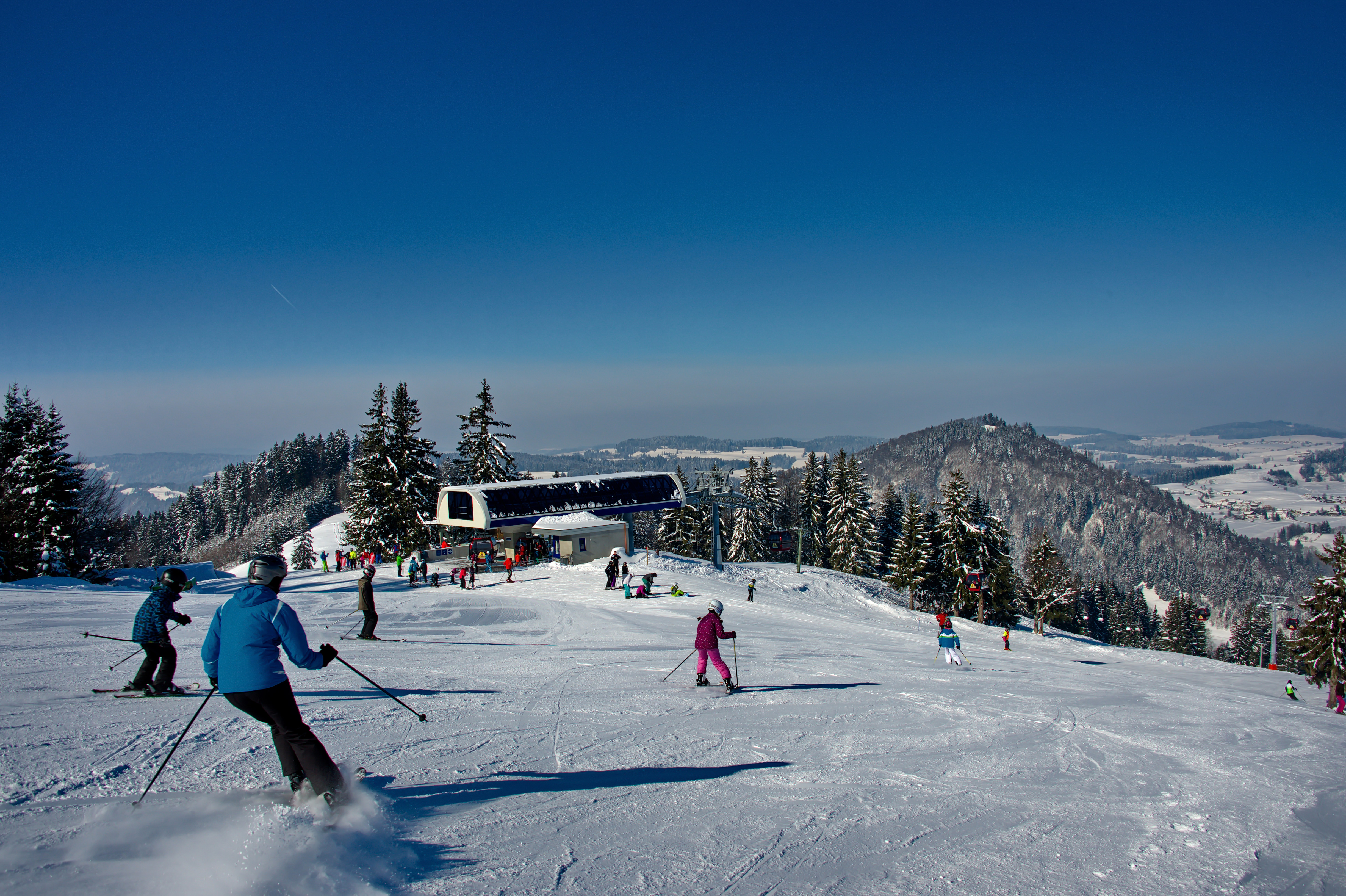 Erlebnisse im Oberallgäu: Skiverbund Hündle -Thalkirchdorf bei Oberstaufen im Allgäu - Skiverbund Hündle -Thalkirchdorf bei Oberstaufen im Allgäu