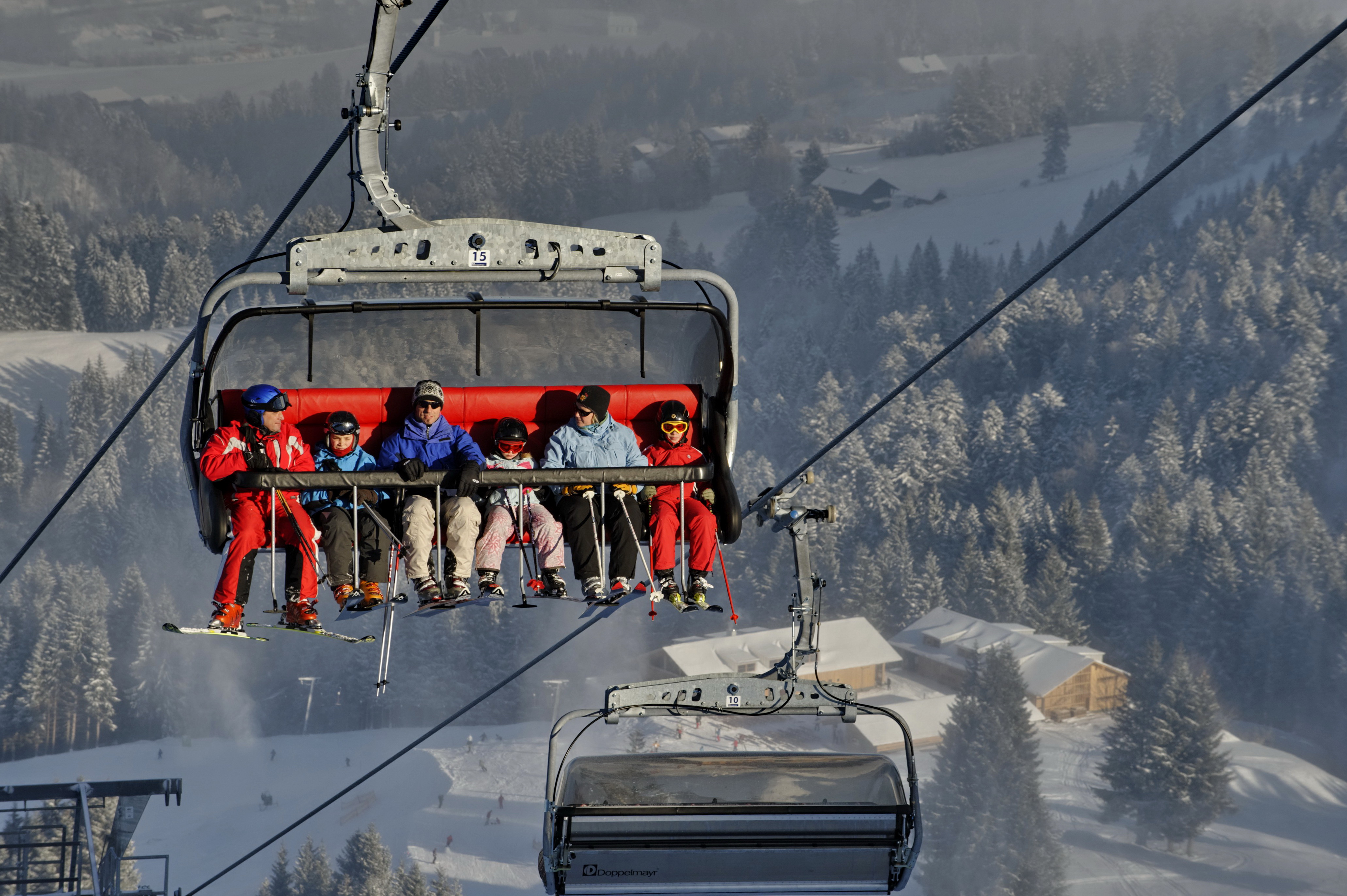 Hotels und Ferienwohnungen im Oberallgäu - Bayern - Imbergbahn & Skiarena Steibis in Oberstaufen im Allgäu - Imbergbahn & Skiarena Steibis