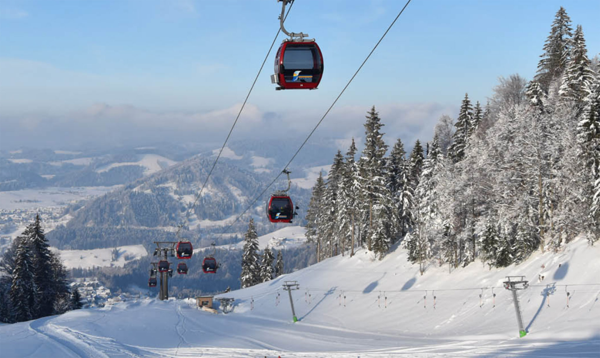 Erlebnisse im Oberallgäu: Imbergbahn & Skiarena Steibis in Oberstaufen im Allgäu - Imbergbahn & Skiarena Steibis