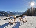 Erlebnisse im Oberallgäu: Winterrodeln - Rodelbahnen an der Hornbahn in Bad Hindelang - Die Hornbahn in Bad Hindelang mit Naturrodelbahn