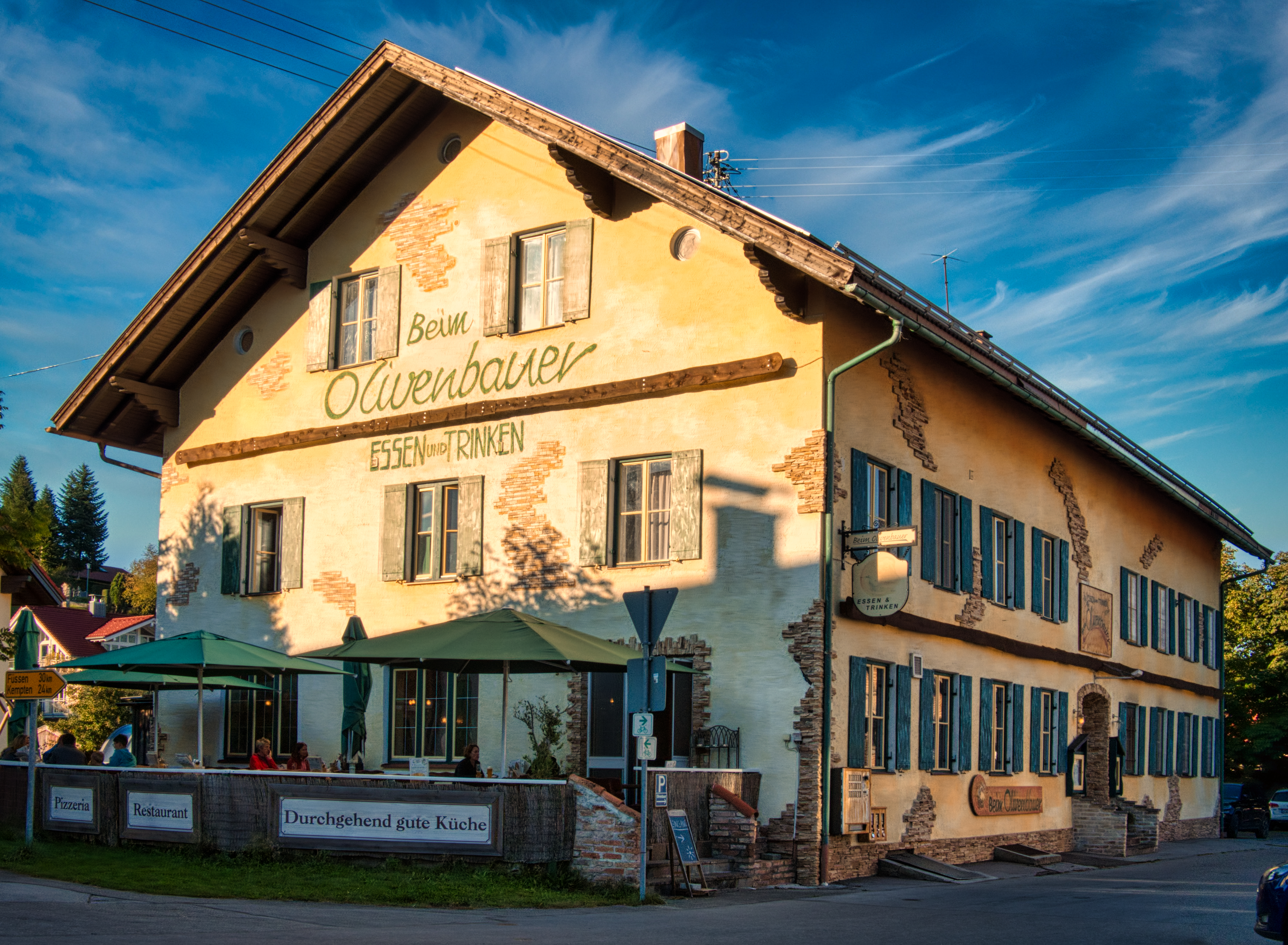 Hotels und Ferienwohnungen im Oberallgäu - Betriebsart | Angebot: Lunch / Mittagsmenü - Bayern - Beim Olivenbauer