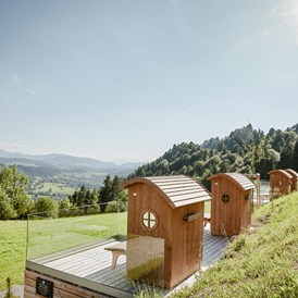 Unterkunft im Allgäu: Alpenkörbe / Outdoor-Wellness - Bergkristall - Mein Resort im Allgäu