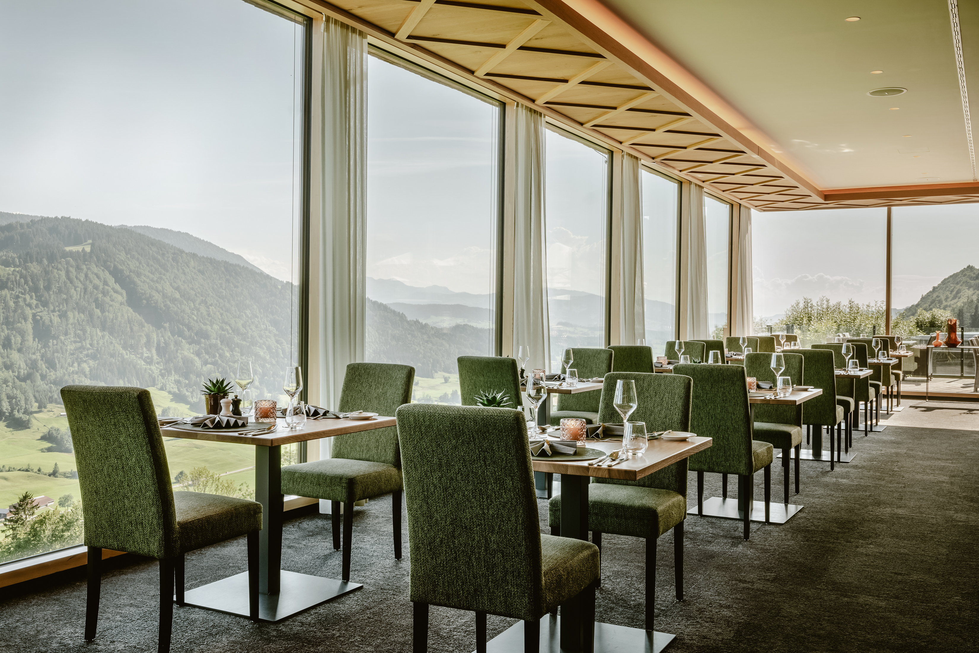 Unterkunft im Allgäu: Panoramarestaurant - Bergkristall - Mein Resort im Allgäu