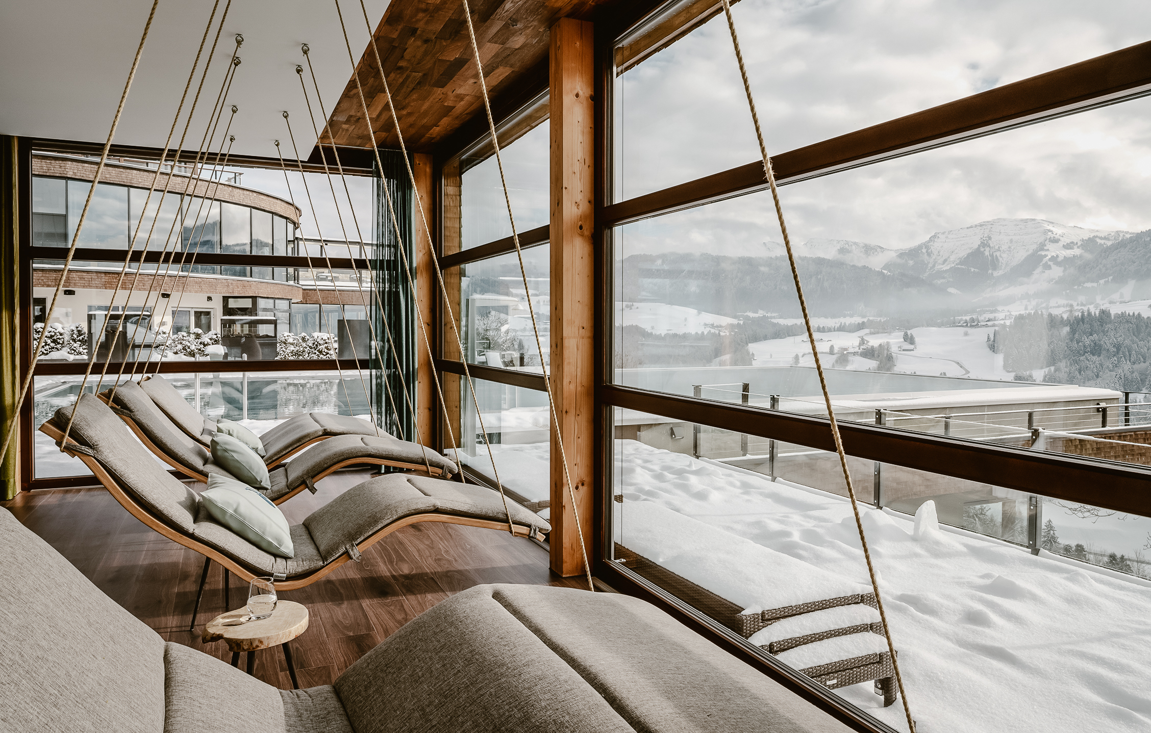 Unterkunft im Allgäu: Schwebeliegenraum - Bergkristall - Mein Resort im Allgäu