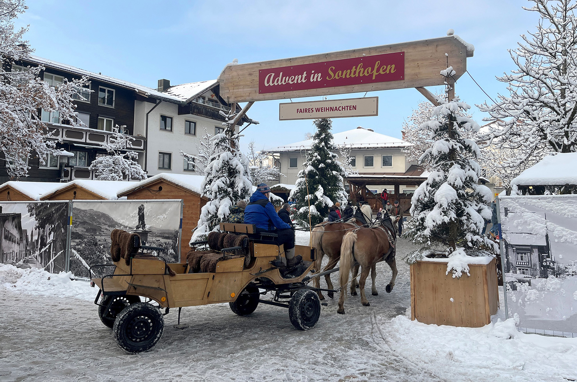 Hotels und Ferienwohnungen im Oberallgäu - Wetter: bei jedem Wetter - Advents- und Kausenmarkt in Sonthofen 2024 - Klausen- und Adventsmarkt Sonthofen 2026