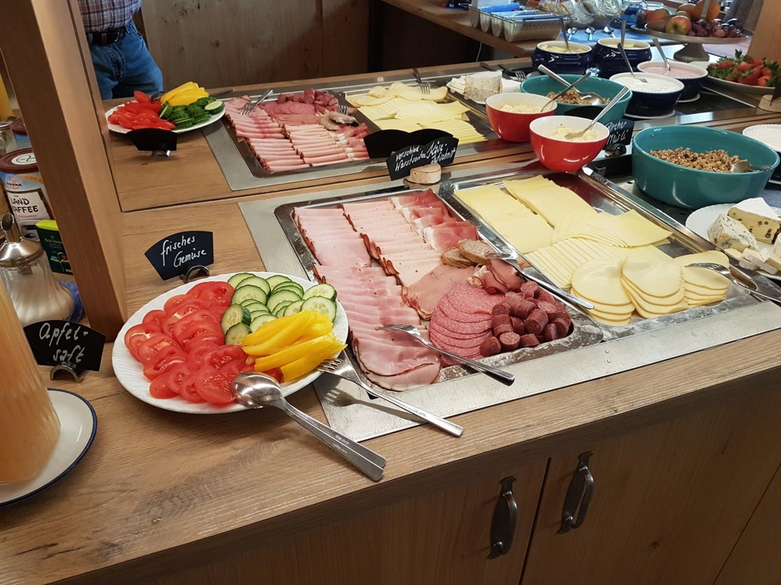 Gastgeber im Oberallgäu: Frühstücksbuffet - Pflegehotel Allgäu in Sonthofen