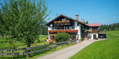 Hotels und Ferienwohnungen im Oberallgäu - Ausstattung: Parkplatz - Bolsterlang Obermühlegg - Tannheimer