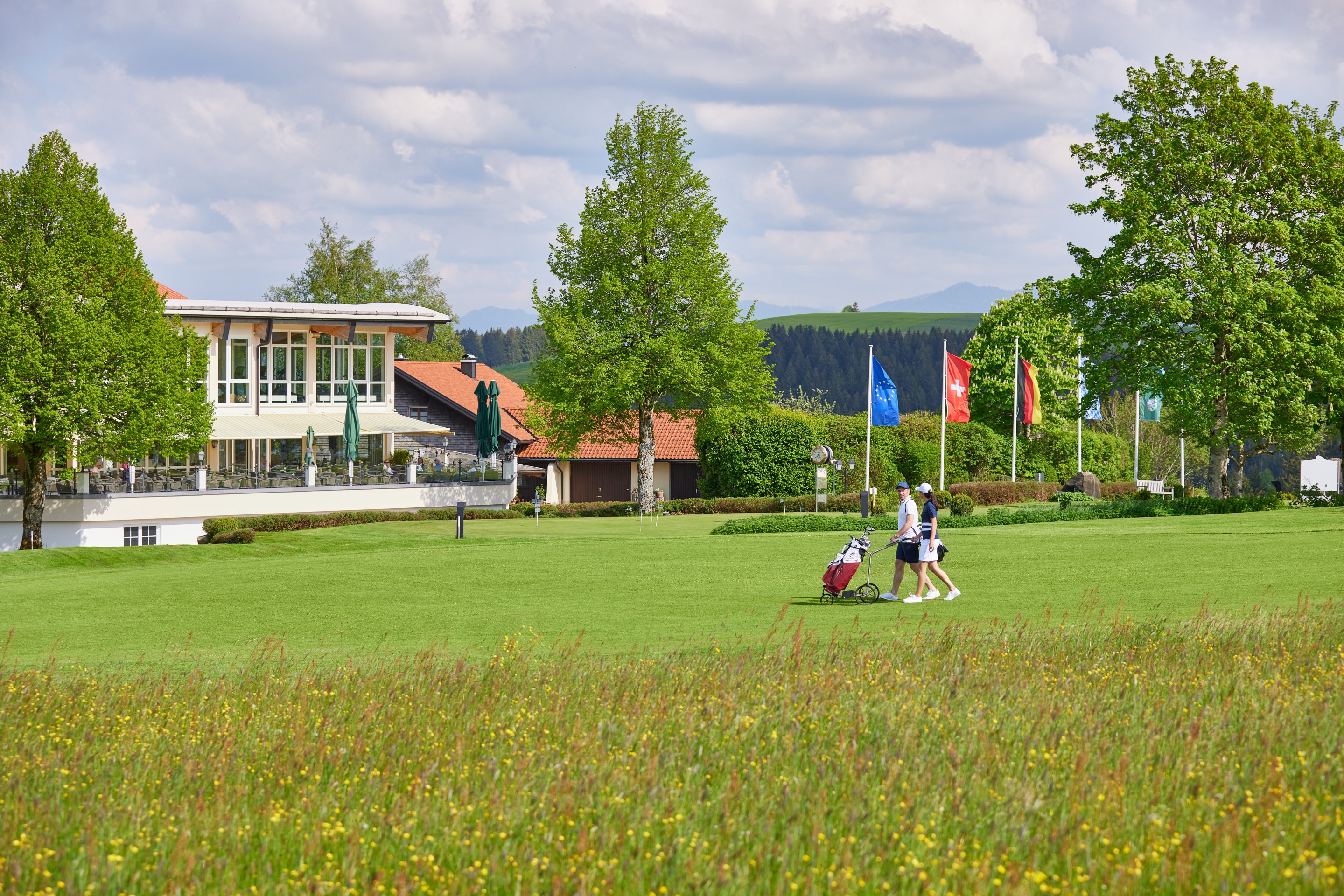 Unterkunft im Allgäu: Hanusel Hof Golfen mit Aussicht - Hanusel Hof 4*-S Hotel Golf, Wellness, Genuss und Natur in Panoramalage