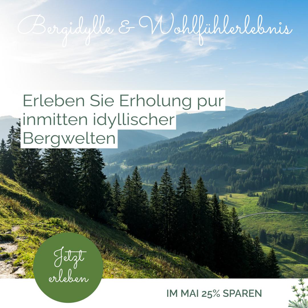Kienle - das Kräuterhotel in Balderschwang Angebote 25% Rabatt im Mai!