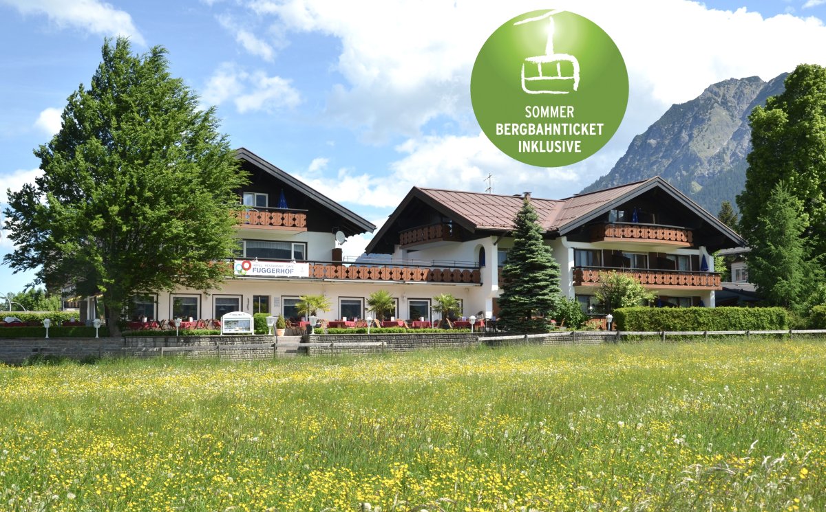 Unterkunft im Allgäu: Außenansicht im Hotel Fuggerhof - Hotel Fuggerhof - Ihr 3-Sterne Hotel in Oberstdorf