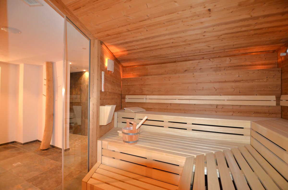 Unterkunft im Allgäu: Sauna im Naturhotel Café Waldesruhe - Naturhotel Café Waldesruhe