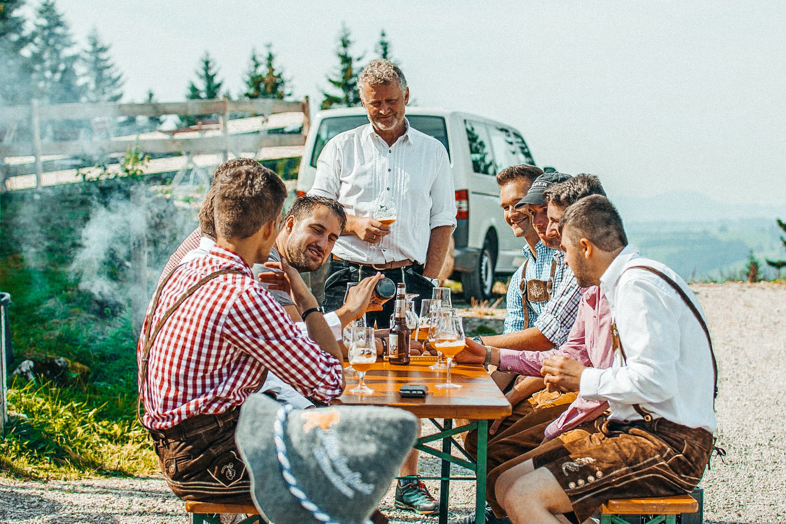 Veranstaltungen im Oberallgäu: Bier Brauen über offenem Feuer im Berghotel Sonnenklause - Bierbrauen über offenem Feuer im Berghotel Sonnenklause