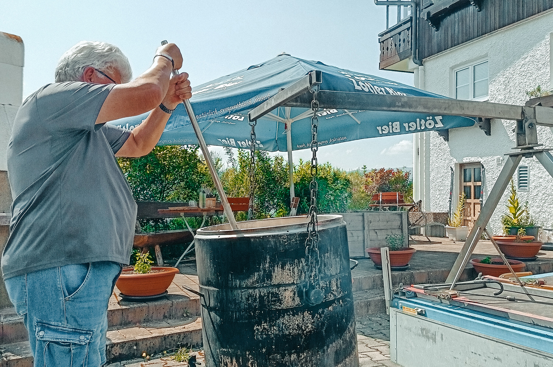Veranstaltungen im Oberallgäu: Bierbrauen über offenem Feuer im Berghotel Sonnenklause - Bierbrauen über offenem Feuer im Berghotel Sonnenklause